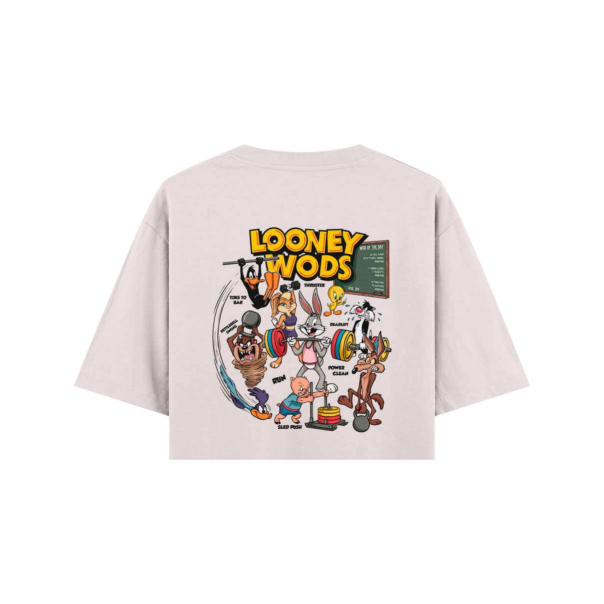 CROP TOP OVERSIZE CORTADO LOONEY WODS