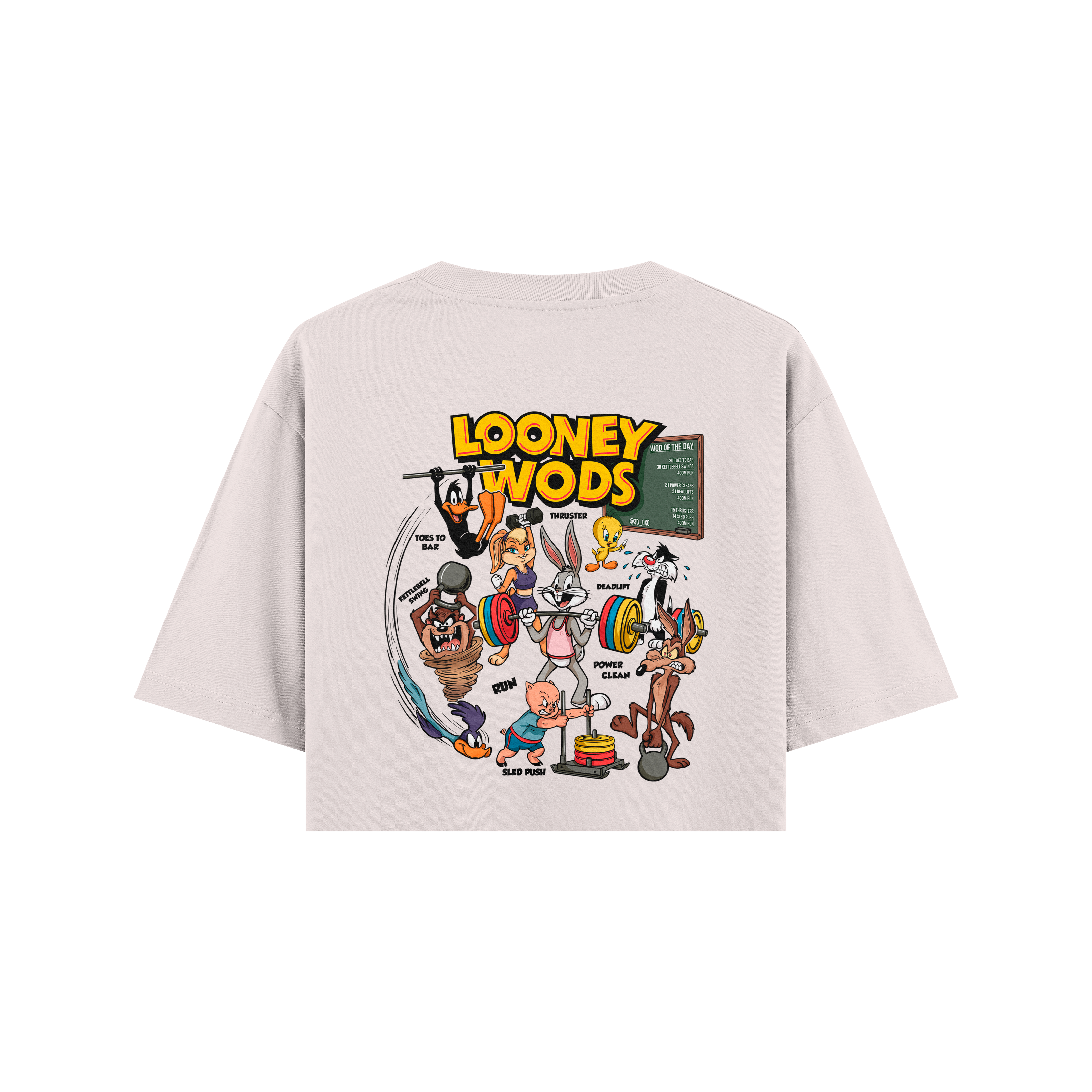 CROP TOP OVERSIZE CORTADO LOONEY WODS