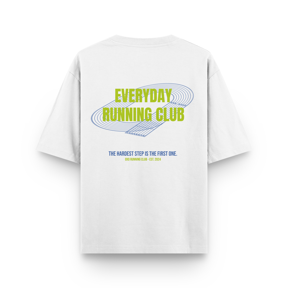 CAMISETA OVERSIZE ´EVERYDAY RUNNING CLUB´ OXO DESIGN