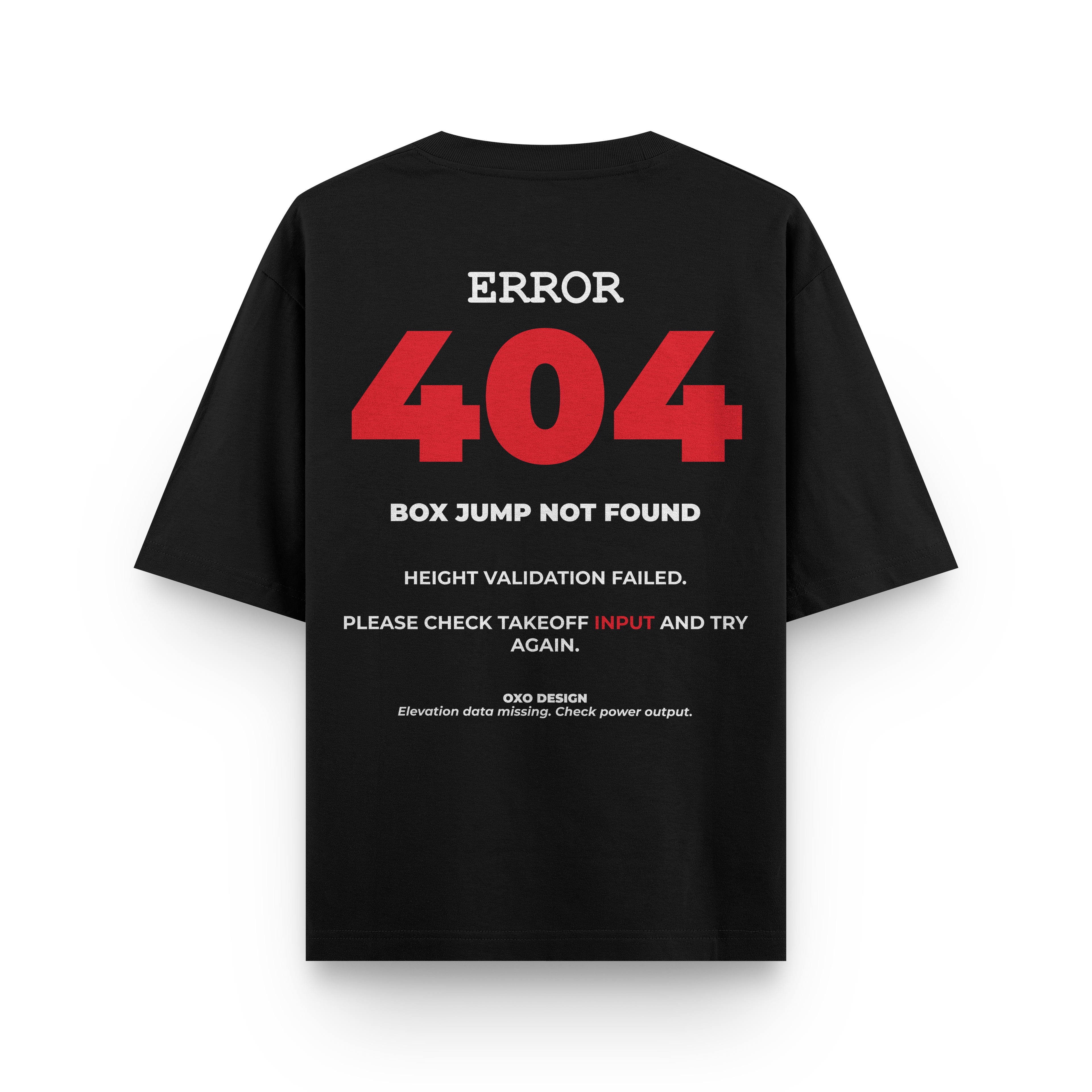 CAMISETA ERROR 404 - MOVEMENT NOT FOUND