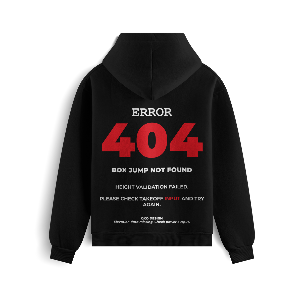 SUDADERA OVERSIZE ERROR 404 - MOVEMENT NOT FOUND OXO DESIGN