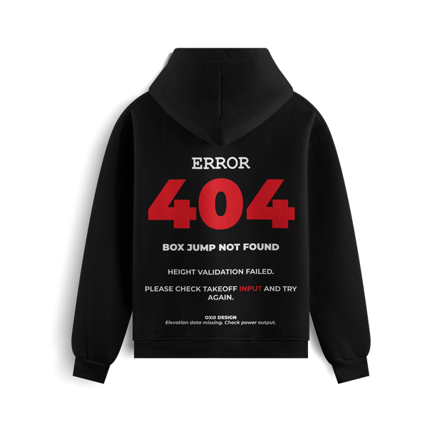 SUDADERA OVERSIZE ERROR 404 - MOVEMENT NOT FOUND OXO DESIGN