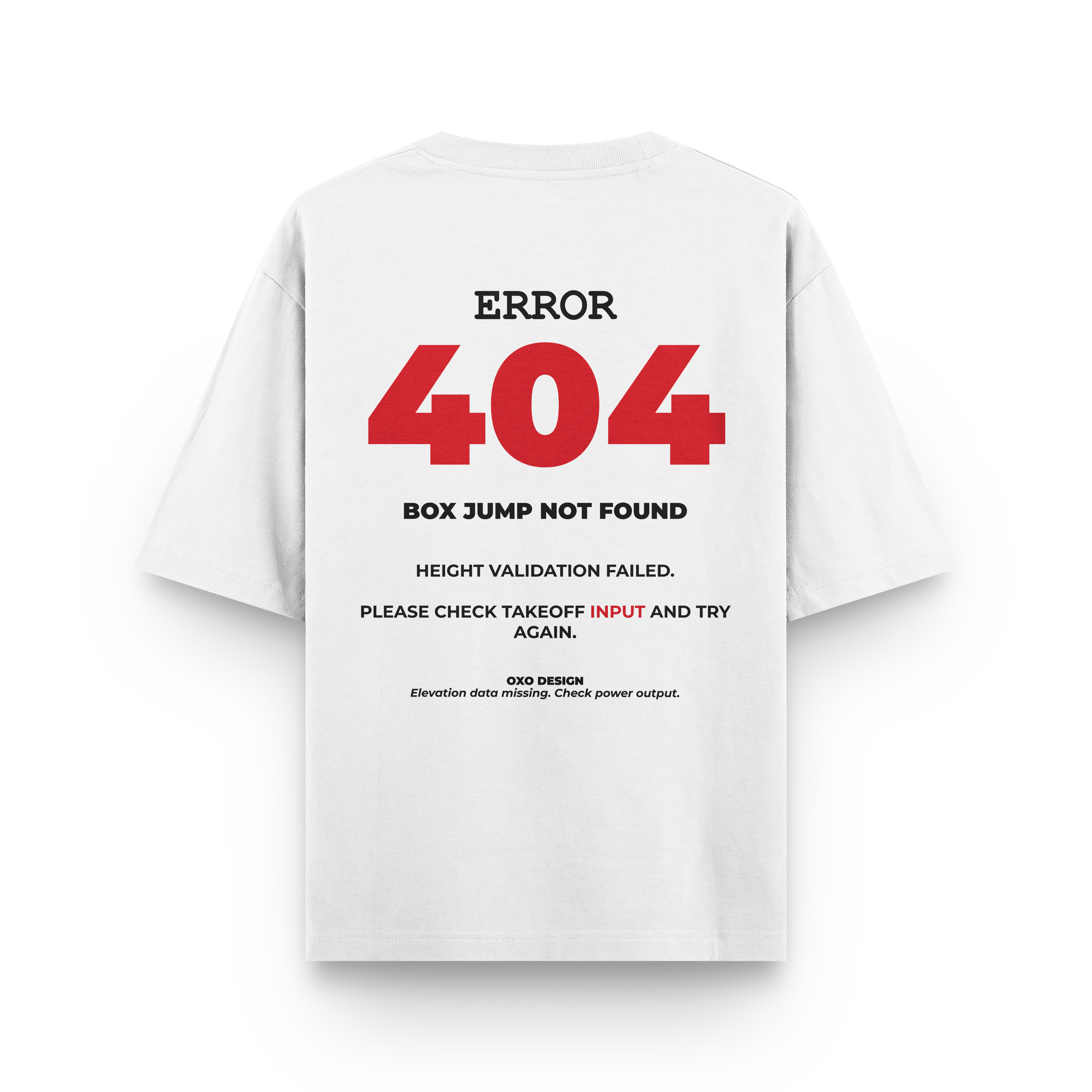 CAMISETA ERROR 404 - MOVEMENT NOT FOUND