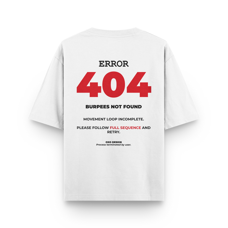 CAMISETA ERROR 404 - MOVEMENT NOT FOUND