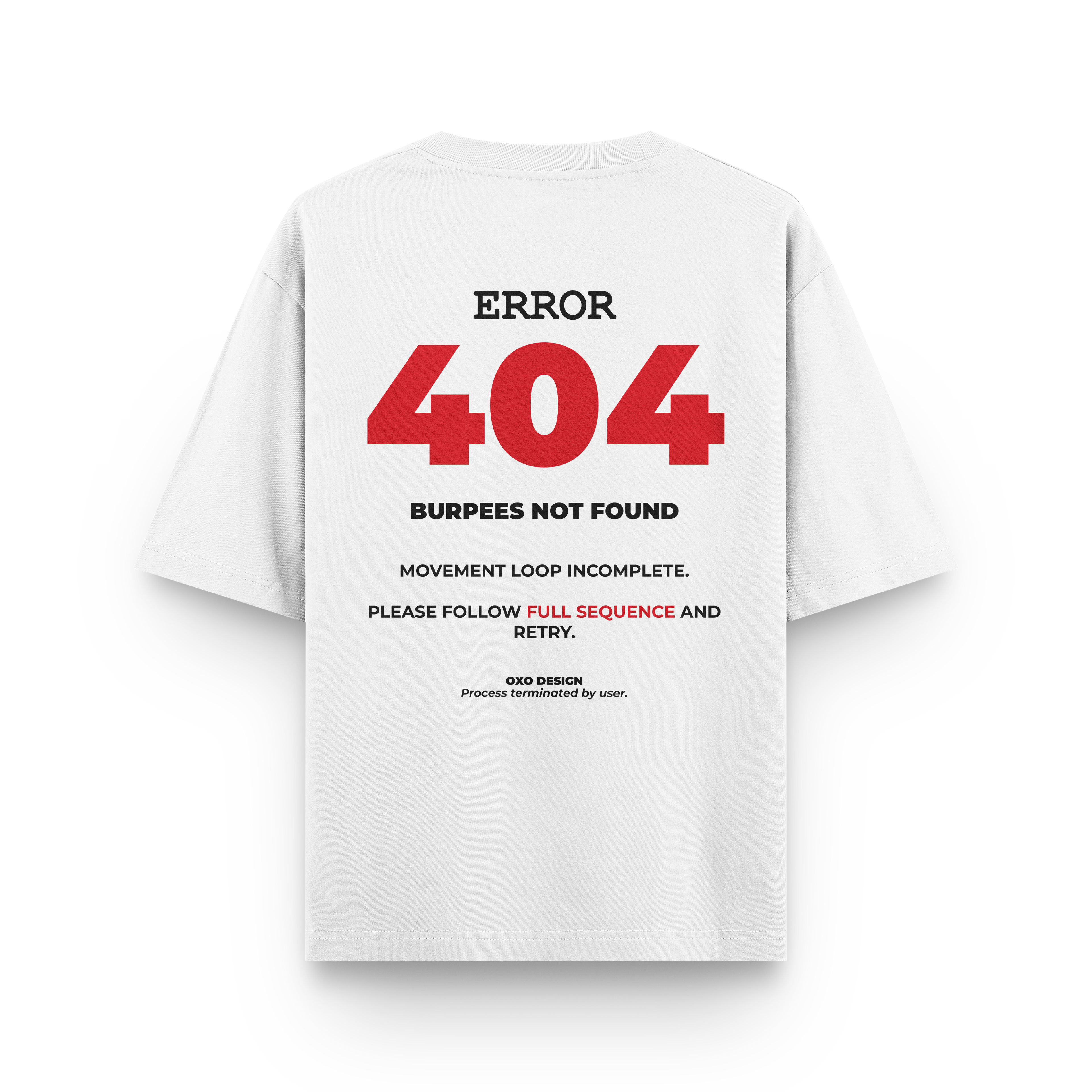 CAMISETA ERROR 404 - MOVEMENT NOT FOUND
