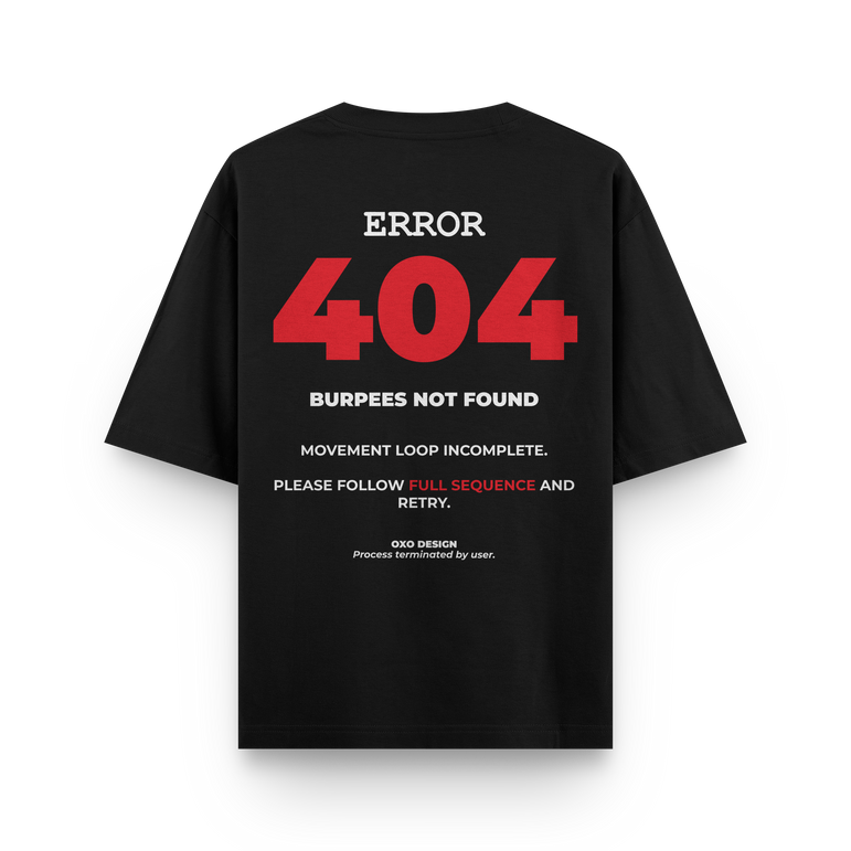 CAMISETA ERROR 404 - MOVEMENT NOT FOUND