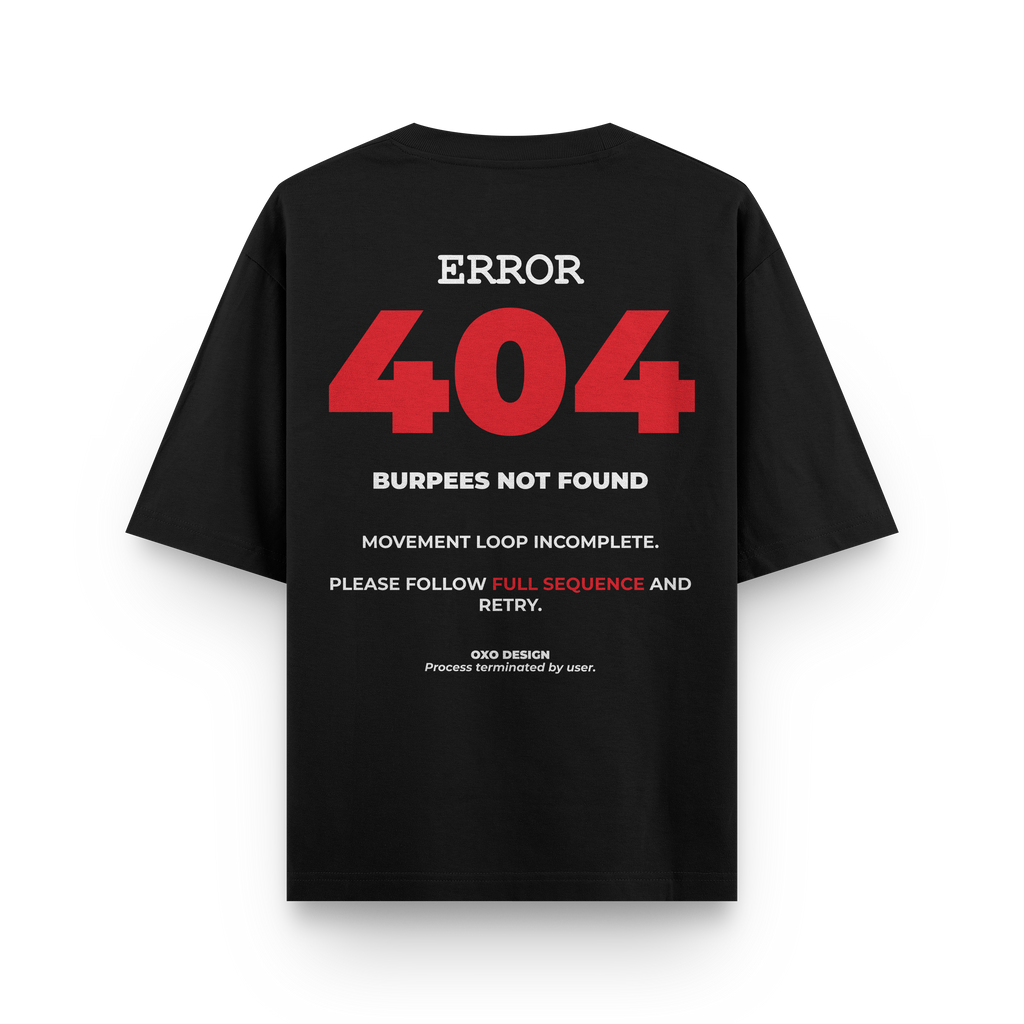 CAMISETA ERROR 404 - MOVEMENT NOT FOUND