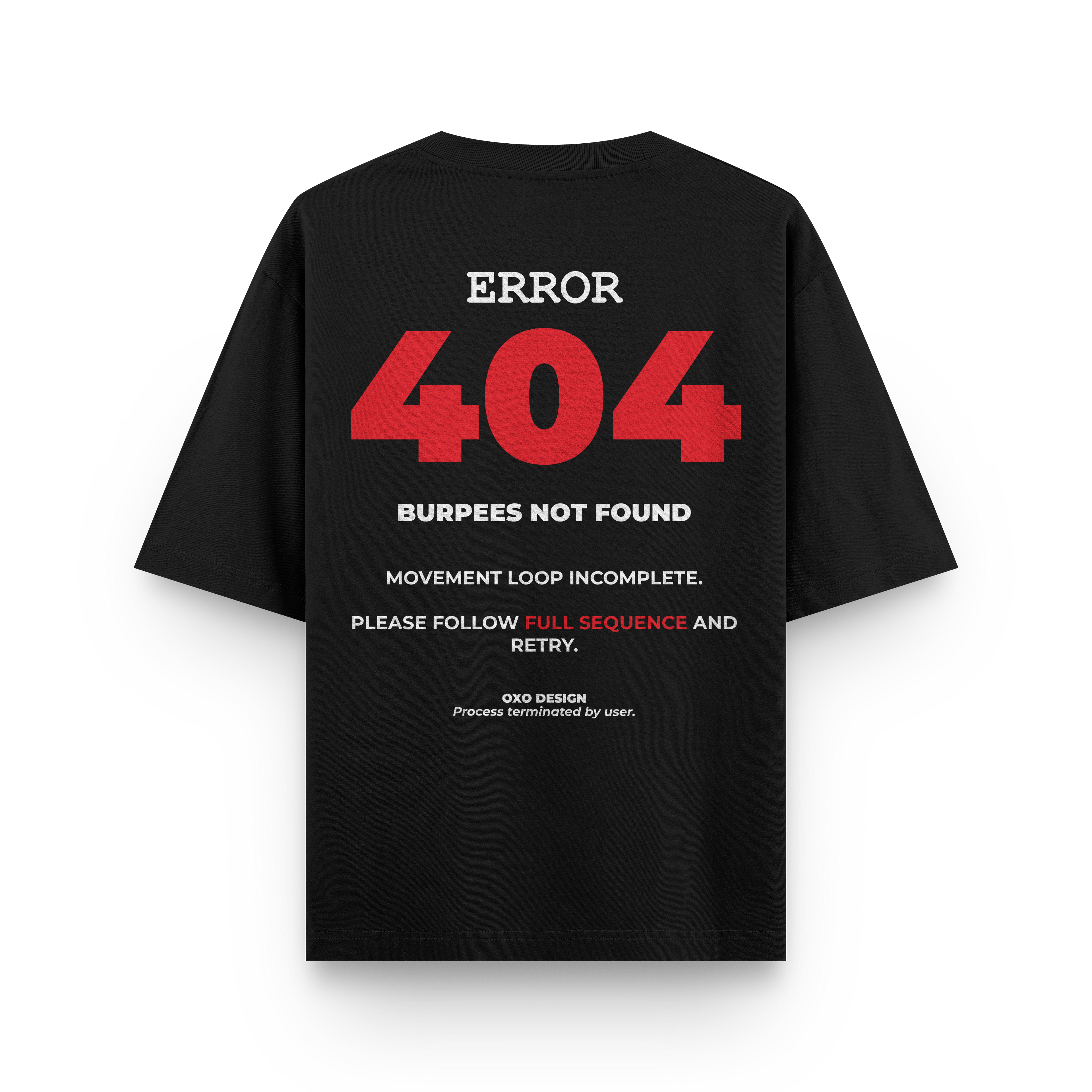 CAMISETA ERROR 404 - MOVEMENT NOT FOUND
