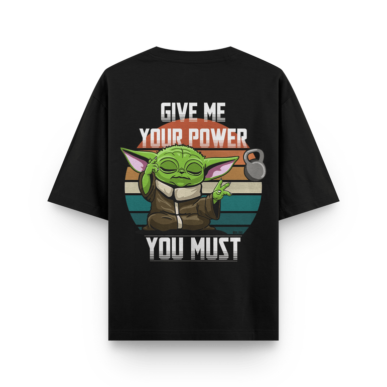 CAMISETA GIVE ME YOUR POWER - OXO DESIGN - CAMISETA - 