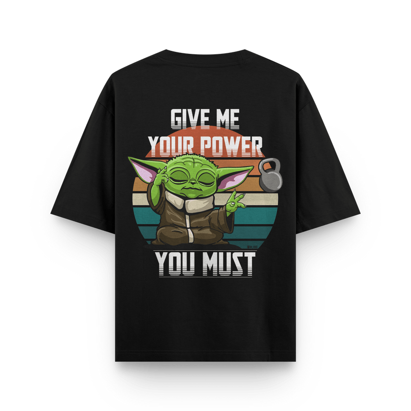 CAMISETA GIVE ME YOUR POWER - OXO DESIGN - CAMISETA - 