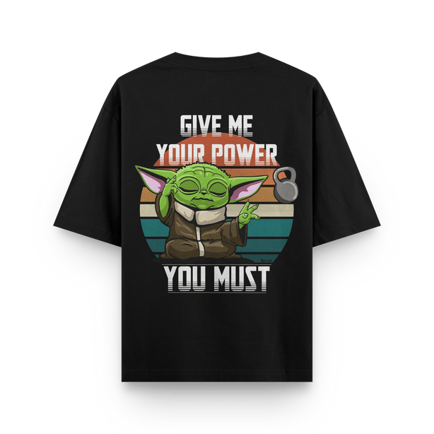CAMISETA GIVE ME YOUR POWER - OXO DESIGN - CAMISETA - 