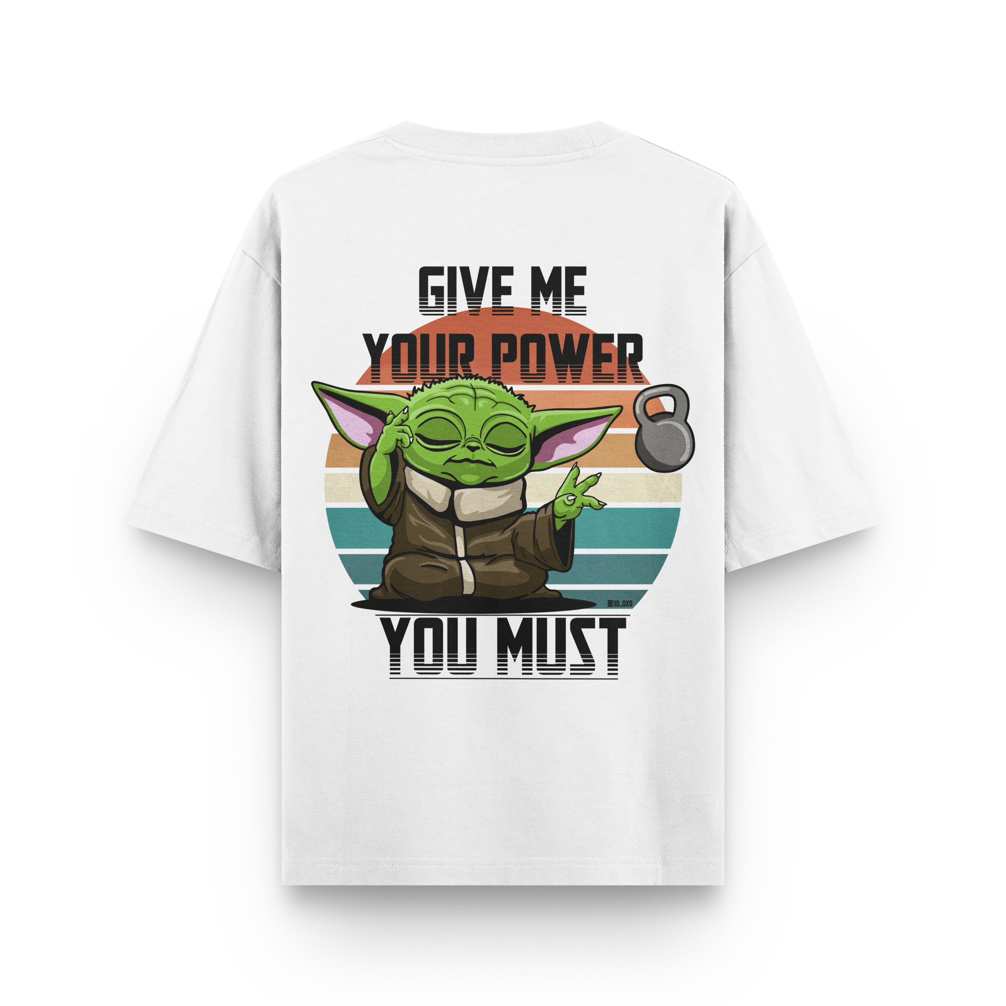 CAMISETA GIVE ME YOUR POWER - OXO DESIGN - CAMISETA - 