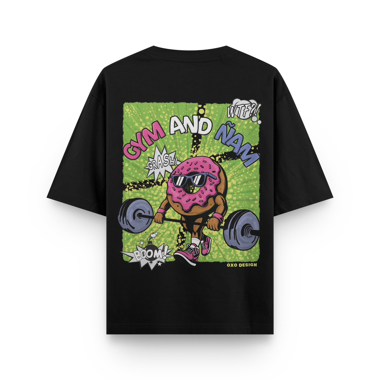 CAMISETA GYM AND ÑAM - OXO DESIGN - CAMISETA - 