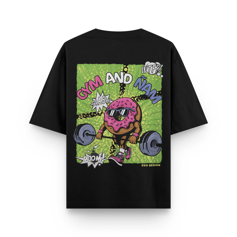 CAMISETA GYM AND ÑAM - OXO DESIGN - CAMISETA - 