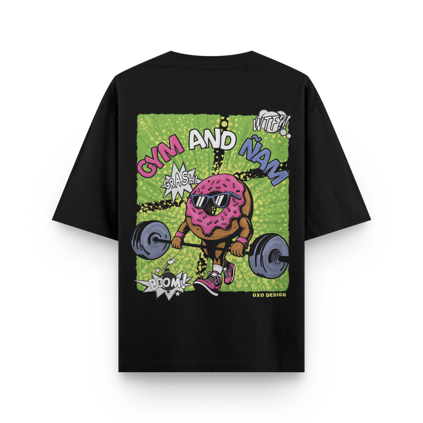 CAMISETA GYM AND ÑAM - OXO DESIGN - CAMISETA - 
