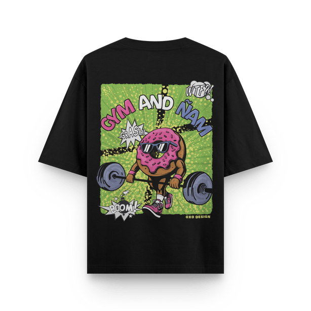 CAMISETA GYM AND ÑAM - OXO DESIGN - CAMISETA - 