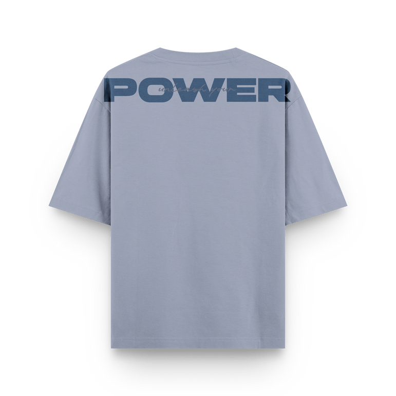 CAMISETA OVERSIZE AZUL ZEN - OXO DESIGN - CAMISETA OVERSIZE - 