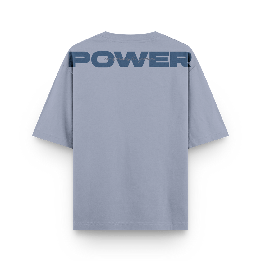 CAMISETA OVERSIZE AZUL ZEN - OXO DESIGN - CAMISETA OVERSIZE - 