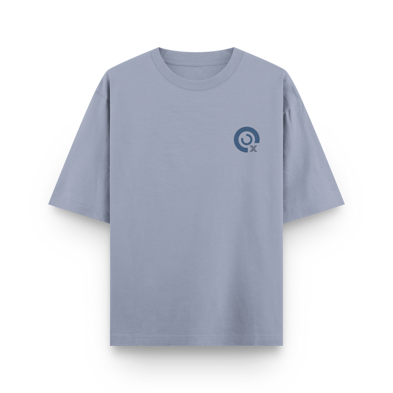 CAMISETA OVERSIZE AZUL ZEN - OXO DESIGN - CAMISETA OVERSIZE - 