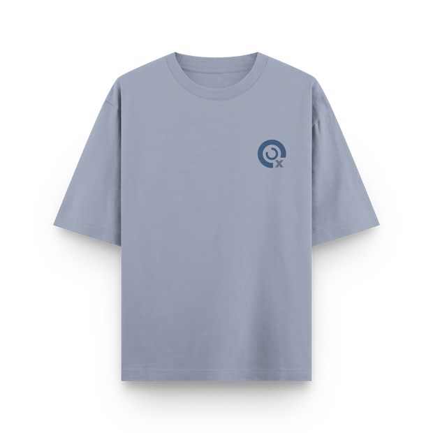 CAMISETA OVERSIZE AZUL ZEN - OXO DESIGN - CAMISETA OVERSIZE - 