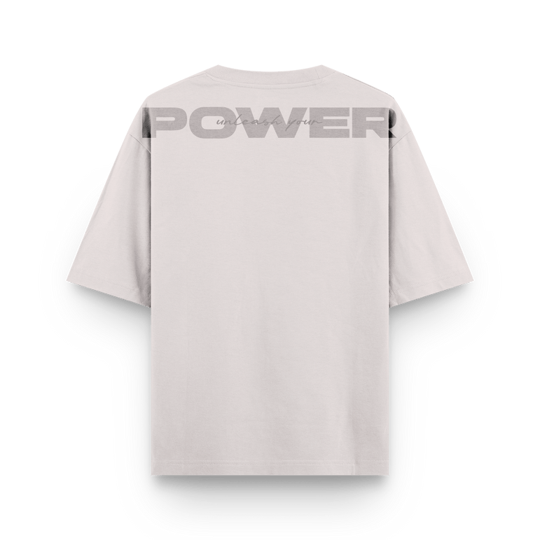 CAMISETA OVERSIZE BEIGE - OXO DESIGN - CAMISETA OVERSIZE - 
