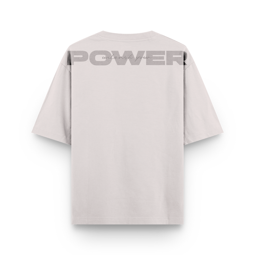 CAMISETA OVERSIZE BEIGE - OXO DESIGN - CAMISETA OVERSIZE - 