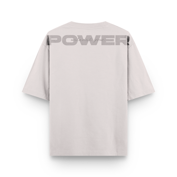 CAMISETA OVERSIZE BEIGE - OXO DESIGN - CAMISETA OVERSIZE - 