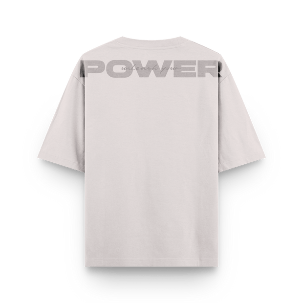 CAMISETA OVERSIZE BEIGE - OXO DESIGN - CAMISETA OVERSIZE - 