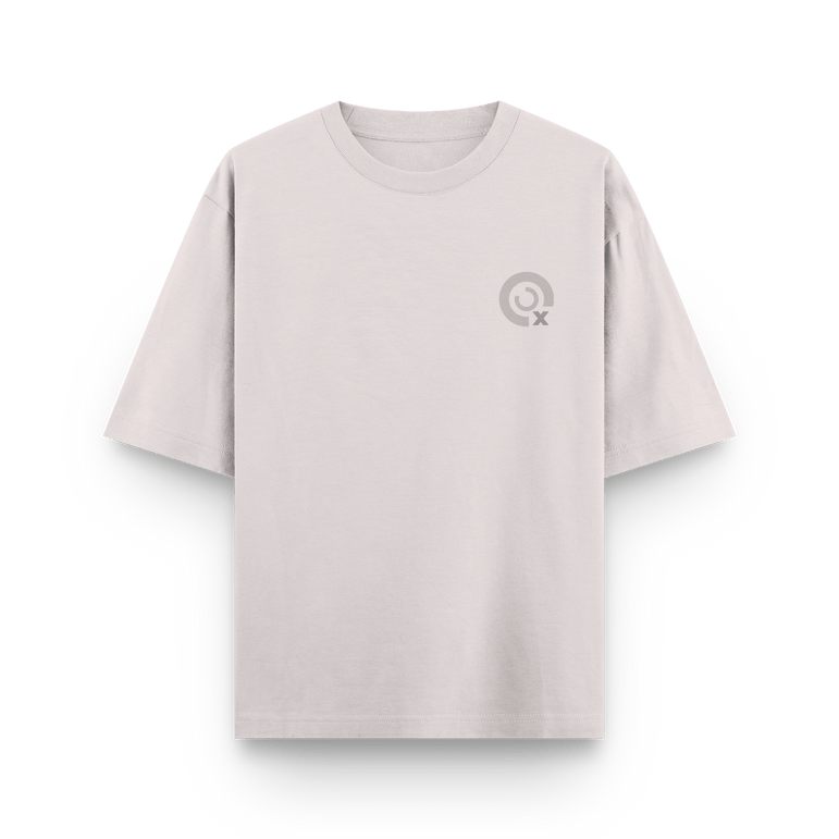 CAMISETA OVERSIZE BEIGE - OXO DESIGN - CAMISETA OVERSIZE - 