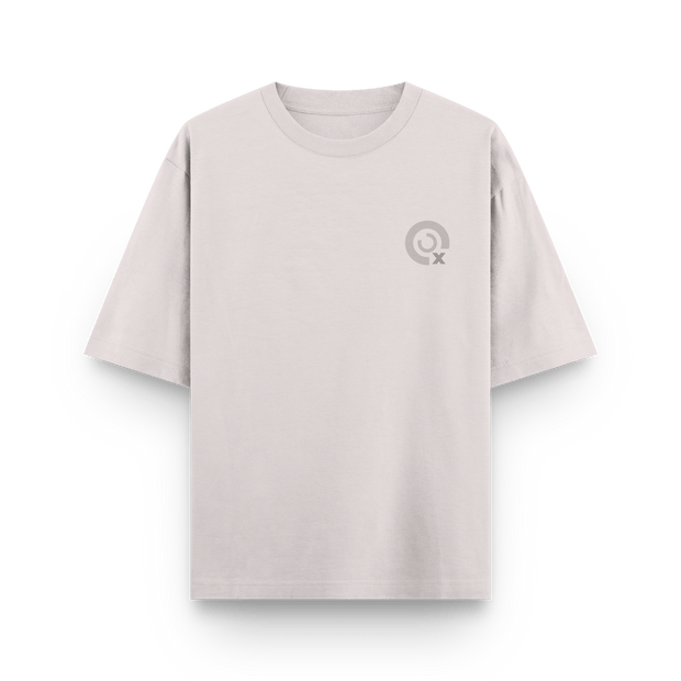 CAMISETA OVERSIZE BEIGE - OXO DESIGN - CAMISETA OVERSIZE - 