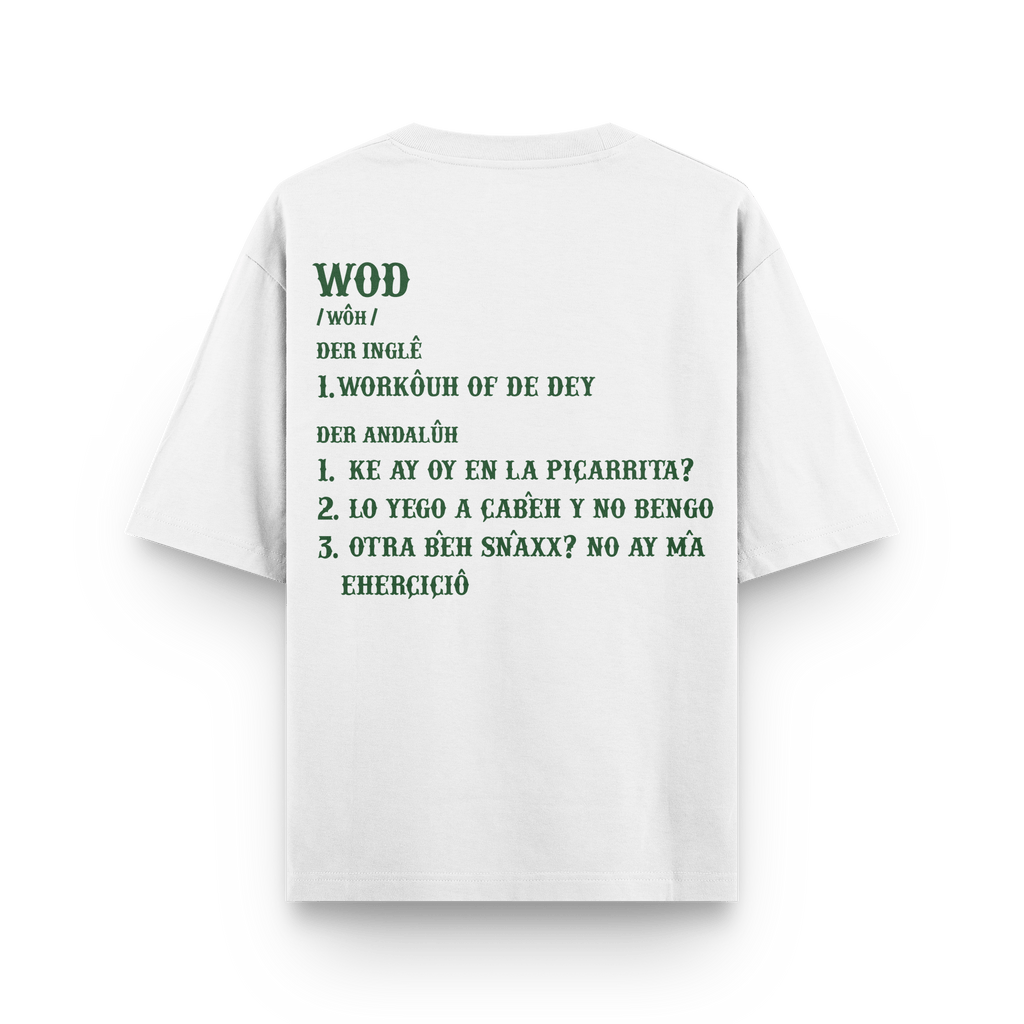 CAMISETA OVERSIZE 'CROSSFITERX ANDALÚH' - OXO DESIGN - CAMISETA OVERSIZE - 