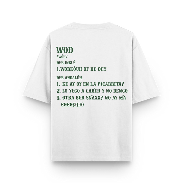CAMISETA OVERSIZE 'CROSSFITERX ANDALÚH' - OXO DESIGN - CAMISETA OVERSIZE - 