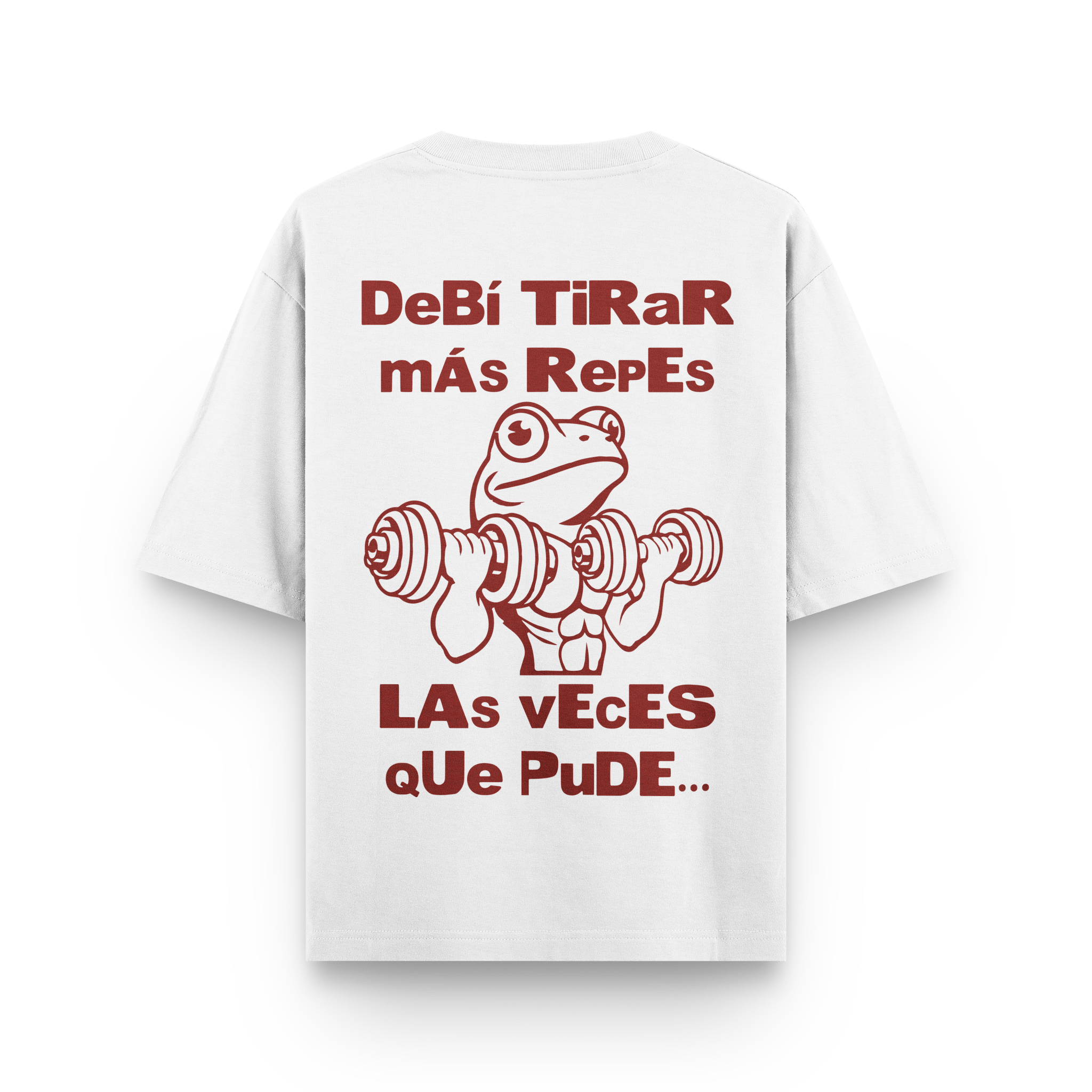 CAMISETA OVERSIZE 'DeBí TiRaR mÁs RepEs' - OXO DESIGN - CAMISETA OVERSIZE - 