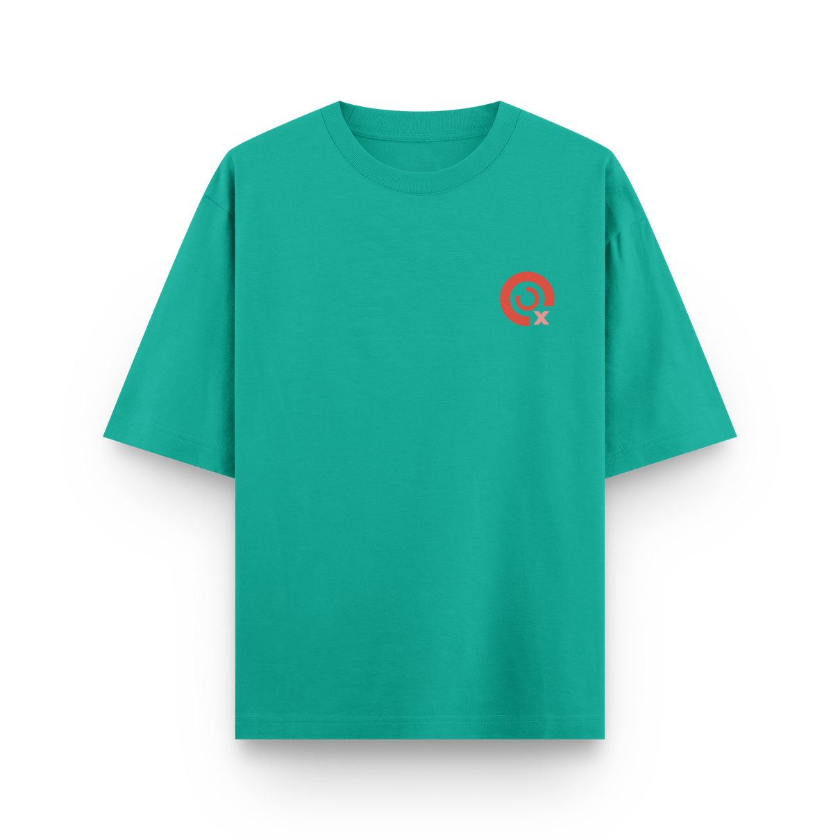 CAMISETA OVERSIZE JADE Y NARANJA - OXO DESIGN - CAMISETA OVERSIZE - 