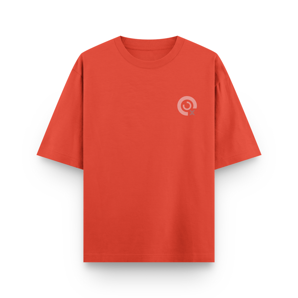CAMISETA OVERSIZE NARANJA - OXO DESIGN - CAMISETA OVERSIZE - 