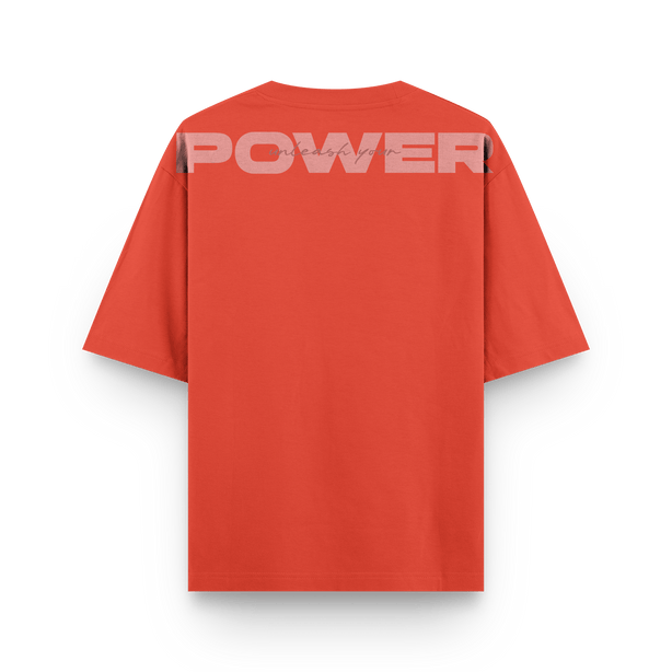 CAMISETA OVERSIZE NARANJA - OXO DESIGN - CAMISETA OVERSIZE - 