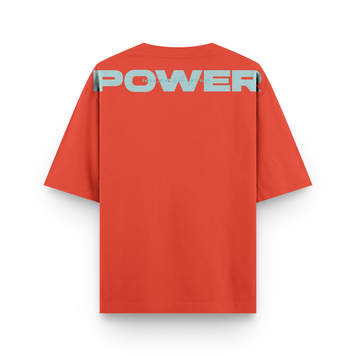 CAMISETA OVERSIZE NARANJA Y AZUL - OXO DESIGN - CAMISETA OVERSIZE - 