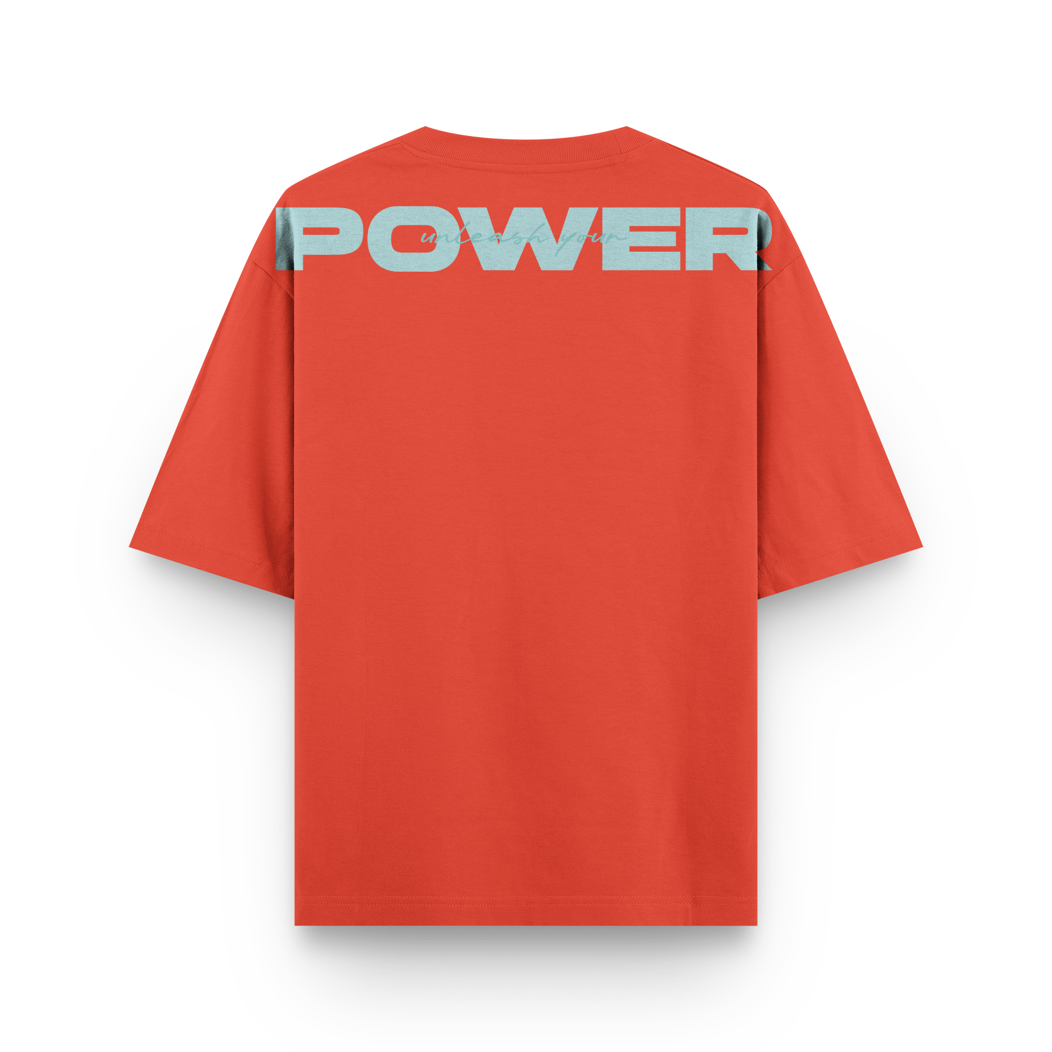 CAMISETA OVERSIZE NARANJA Y AZUL - OXO DESIGN - CAMISETA OVERSIZE - 