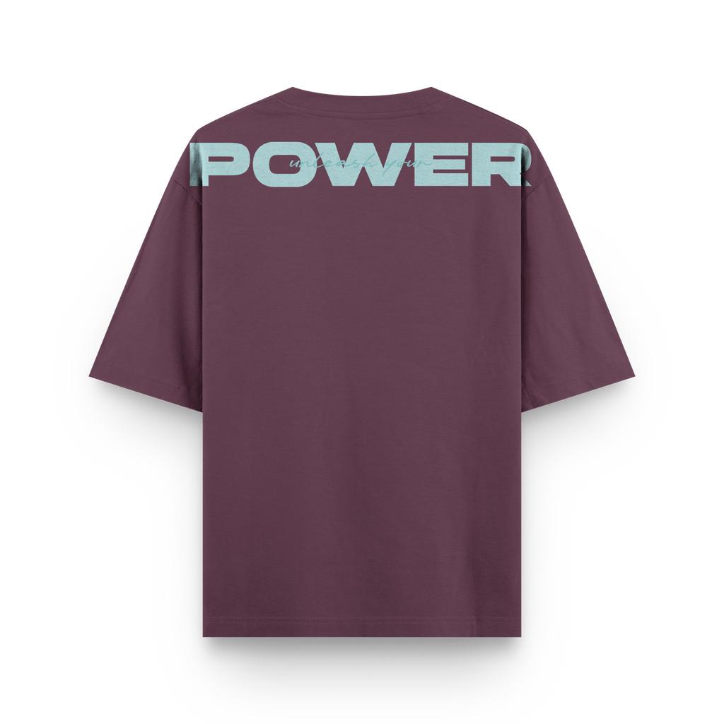 CAMISETA OVERSIZE ROJO CIRUELA - OXO DESIGN - CAMISETA OVERSIZE - 