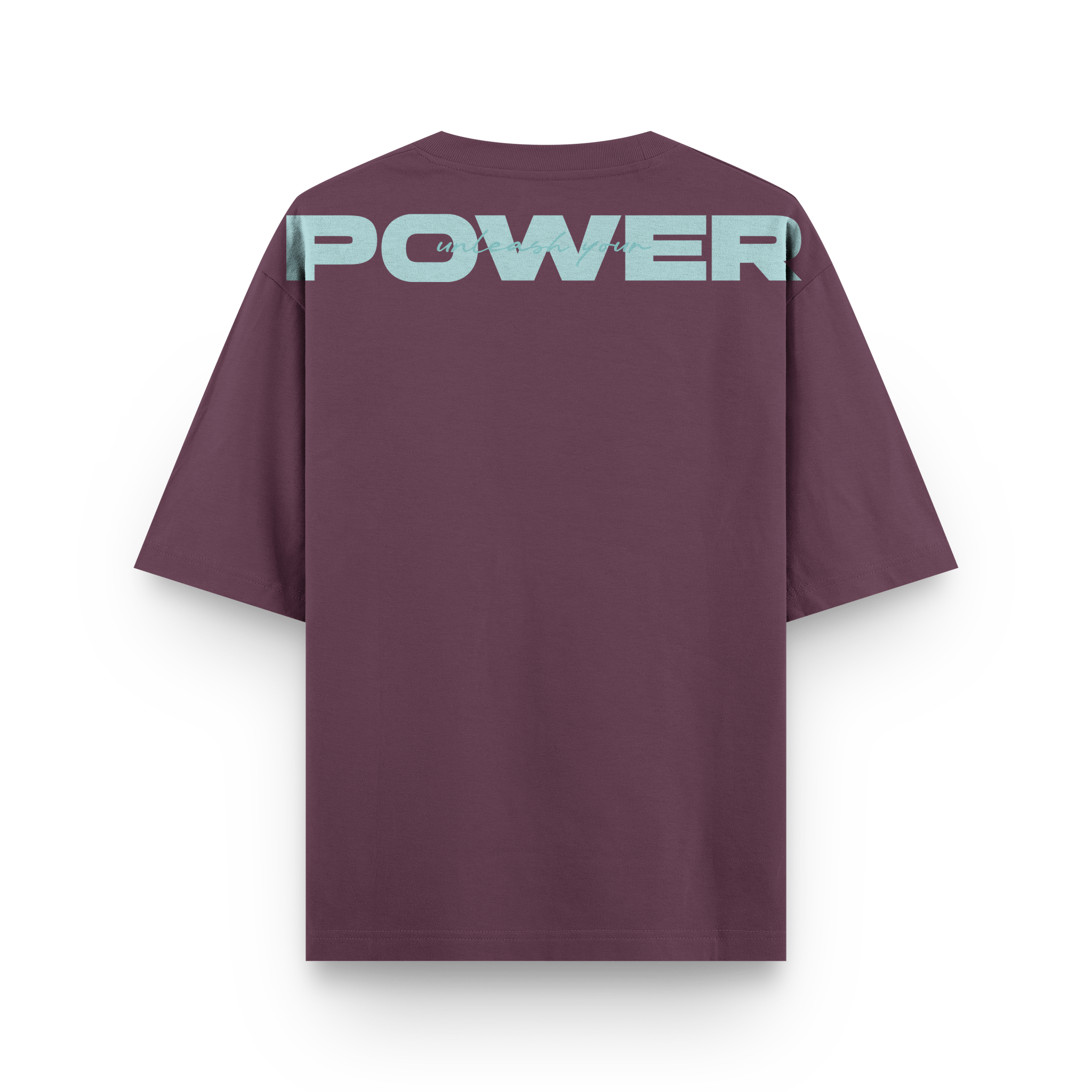 CAMISETA OVERSIZE ROJO CIRUELA - OXO DESIGN - CAMISETA OVERSIZE - 