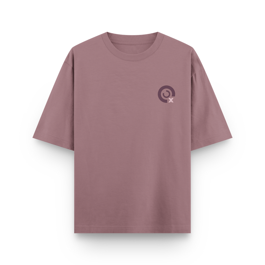 CAMISETA OVERSIZE ROJO PÁLIDO - OXO DESIGN - CAMISETA OVERSIZE - 