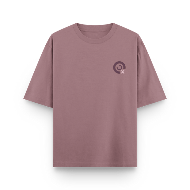 CAMISETA OVERSIZE ROJO PÁLIDO - OXO DESIGN - CAMISETA OVERSIZE - 