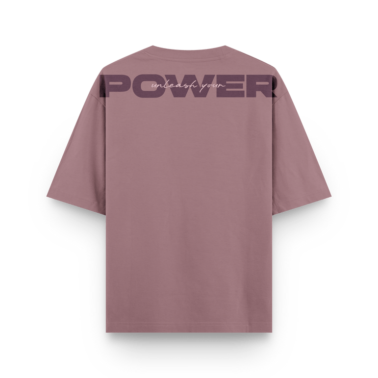 CAMISETA OVERSIZE ROJO PÁLIDO - OXO DESIGN - CAMISETA OVERSIZE - 