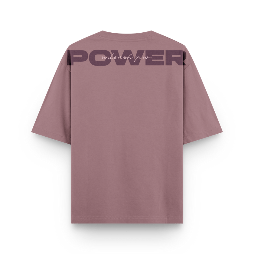 CAMISETA OVERSIZE ROJO PÁLIDO - OXO DESIGN - CAMISETA OVERSIZE - 