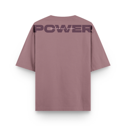CAMISETA OVERSIZE ROJO PÁLIDO - OXO DESIGN - CAMISETA OVERSIZE - 