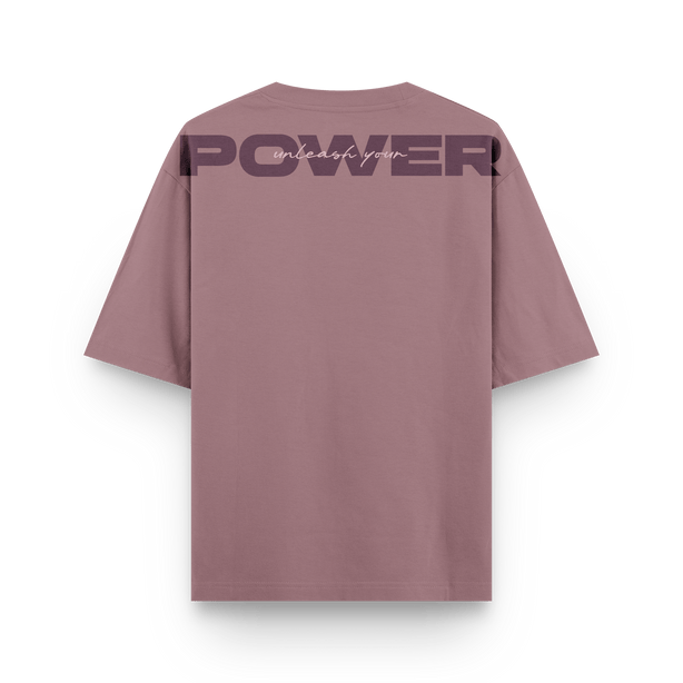 CAMISETA OVERSIZE ROJO PÁLIDO - OXO DESIGN - CAMISETA OVERSIZE - 