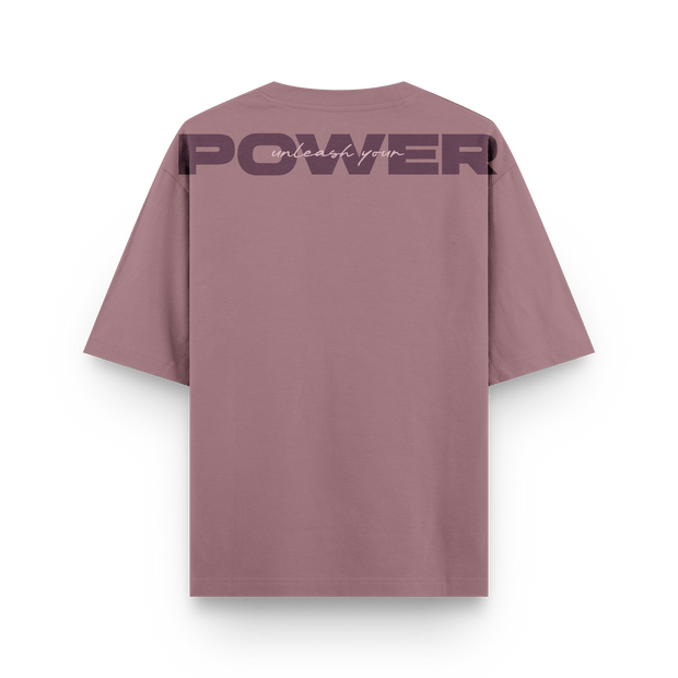 CAMISETA OVERSIZE ROJO PÁLIDO - OXO DESIGN - CAMISETA OVERSIZE - 