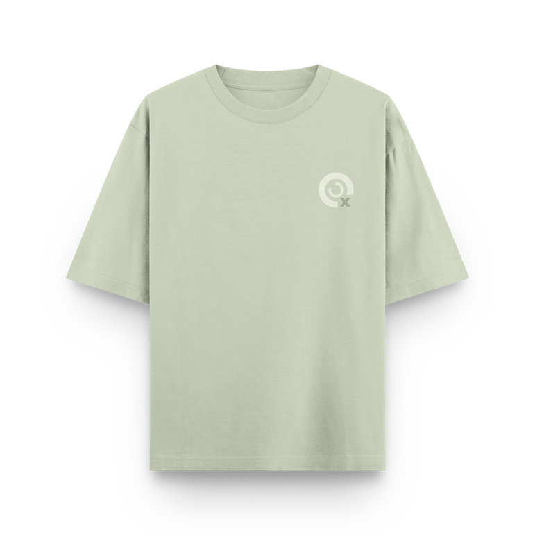 CAMISETA OVERSIZE VERDE MIST - OXO DESIGN - CAMISETA OVERSIZE - 