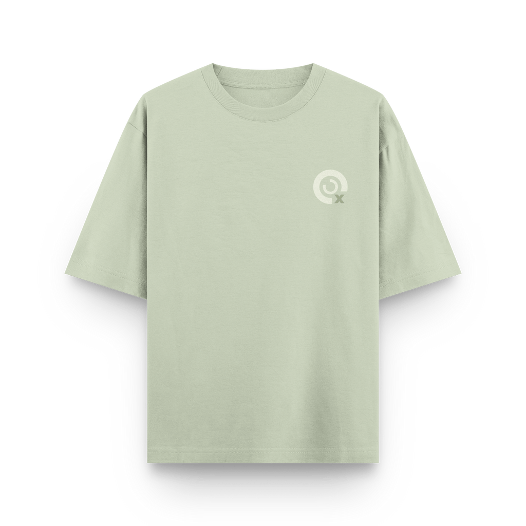 CAMISETA OVERSIZE VERDE MIST - OXO DESIGN - CAMISETA OVERSIZE - 