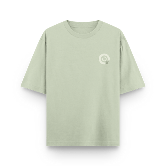 CAMISETA OVERSIZE VERDE MIST - OXO DESIGN - CAMISETA OVERSIZE - 